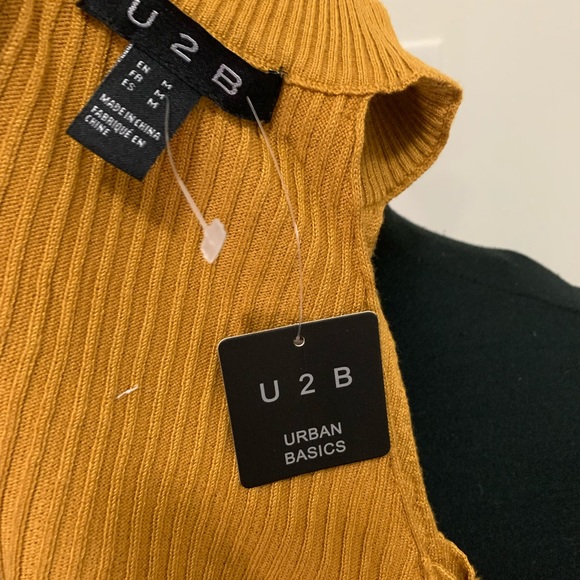 Urban Basic Flattering Cut off Shoulder / Cold Shoulder LongSleeves Top - Picture 2 of 6